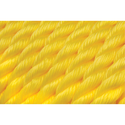 Braided Yellow Rope, Polypropylene, 300' - KLETON 