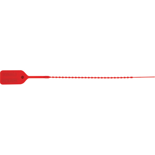 Standard-Duty Security Seal, 9", Plastic, Pull-Through - KLETON 