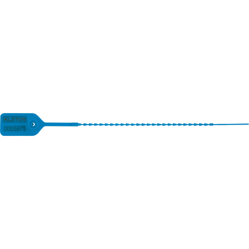 Standard-Duty Security Seal, 9", Plastic, Pull-Through - KLETON 