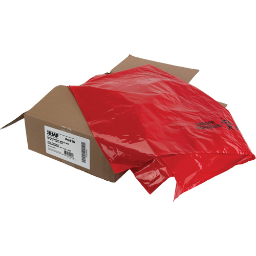 Waste Bags, Bio-Hazard, 38" L x 30" W, 2 mils - RMP Maintenance Products 