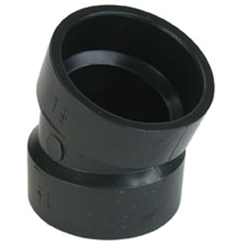 Raccord coude, Noeud x noeud, Plastique, 6" - Bow Plumbing 601088