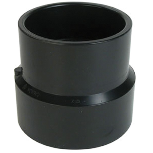 Adaptateur de tuyau d'&eacute;gout, 4" x 3" dia., Plastique - Bow Plumbing 601674