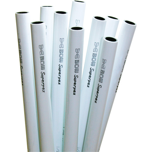 Superpex Cold/Hot Water Pipe, Plastic, 12' L x 0.75" Dia. - Bow Plumbing 587592