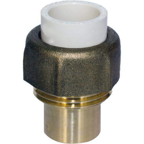 Pipe Union, 1/2", CPVC, Hub x Sweat - Bow Plumbing 563536