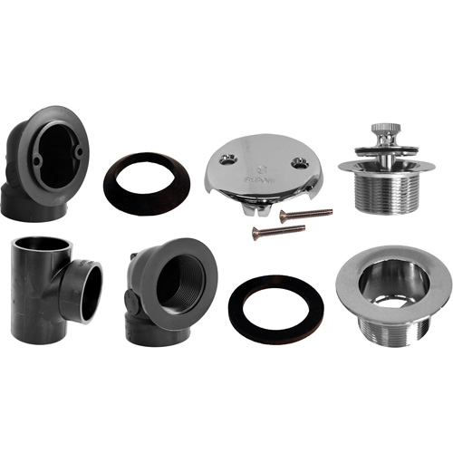 Trousse de bouchon de drain pousser et verrouiller - Bow Plumbing 571711
