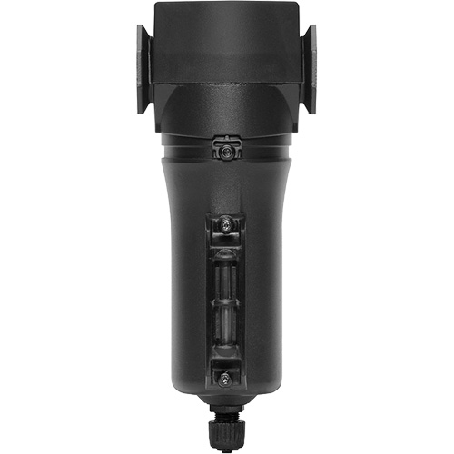 Filtre 1/4 drain manuel avec bol en m&eacute;tal Modulair 300, Canalisation/Modulaire, 1/4" NPT, Drain Manuel, Pour Eau - Topring 50.127A