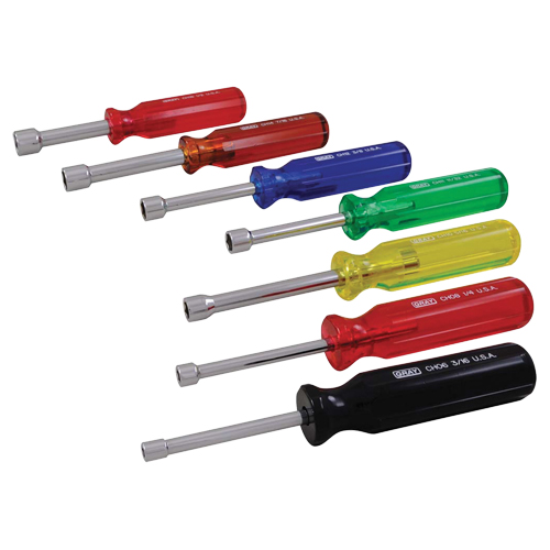 Nut Driver Set, 7, Non Magnetic, Imperial - Gray Tools CHS7A