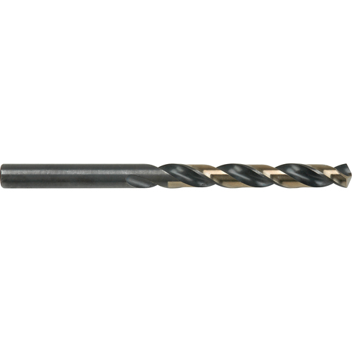 Two-Tone Jobber Drill Bit, High Speed Steel, #57, 1-3/4" L, 3/4" Flute, 135° Point Angle - Clarkson Osborn DR02257