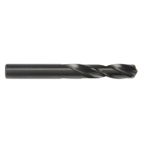 Stub Length Screw Machine Drill Bit, 3/8", High Speed Steel, 1-11/16" Flute, 135° Point - Clarkson Osborn DR12024