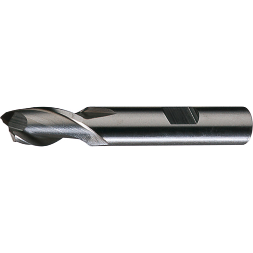 Finisseurs de coupe &agrave; embout centr&eacute; carr&eacute; simple CLEVELAND, 1-5/8" dia., 2 cannelures, Acier rapide - Walter Technologies Pour Surface C41747