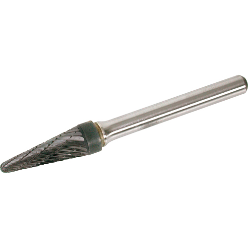 Solid Carbide Burr, SL-6, 5/8" Dia., 1/4" Shank, 1-5/16" Depth of Cut - Clarkson Osborn SC90110