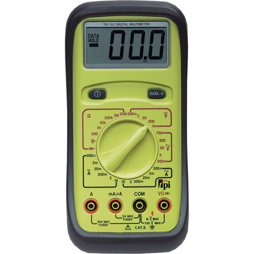 Large Display Multimeter, AC/DC Voltage, AC/DC Current - TPI 87133