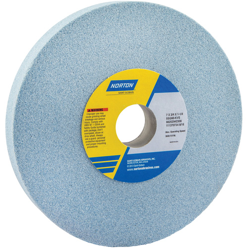Tool Room Wheel, Type 01, Ceramic Alumina, 7" x 3/4" - Norton 66252942307