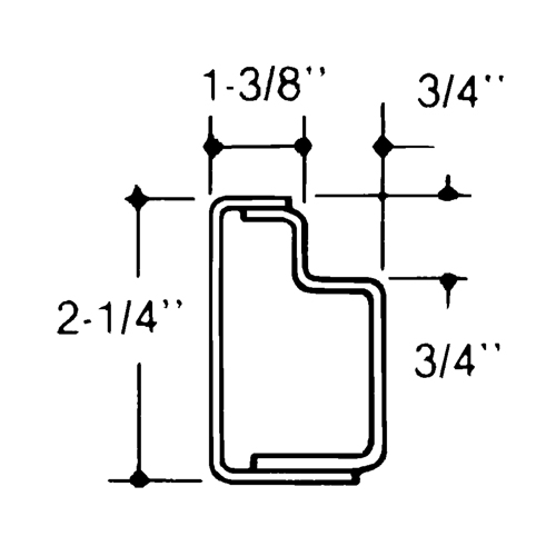 (PR) POUTRELLE PRONTO 72", 72" lo x 72" h, Capacit&eacute; 1860 lb - Centennial CLD72E