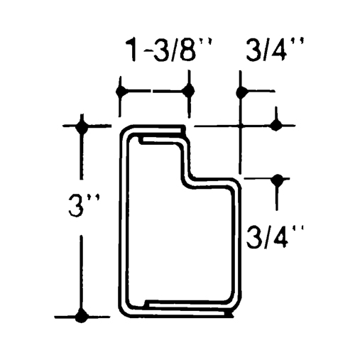 Pronto Shelving Components - Beam, 96" L x 96" H, 2000 lbs. Capacity - Centennial CLD96F