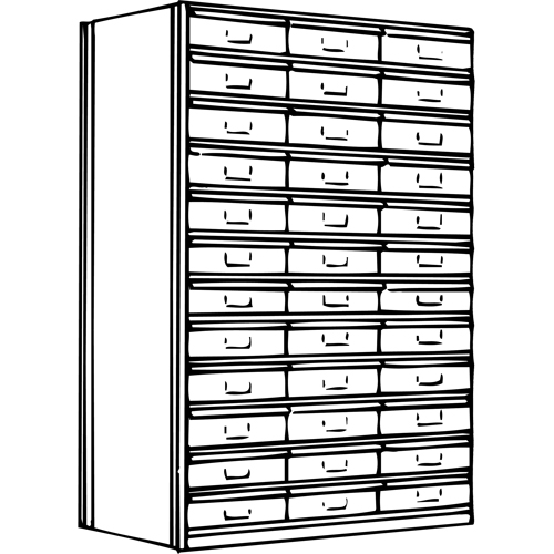&eacute;l&eacute;ment de rayonnage Interlok, Acier, Sans boulons, Ajout, 36" la x 76" h x 12" p - Metalware 