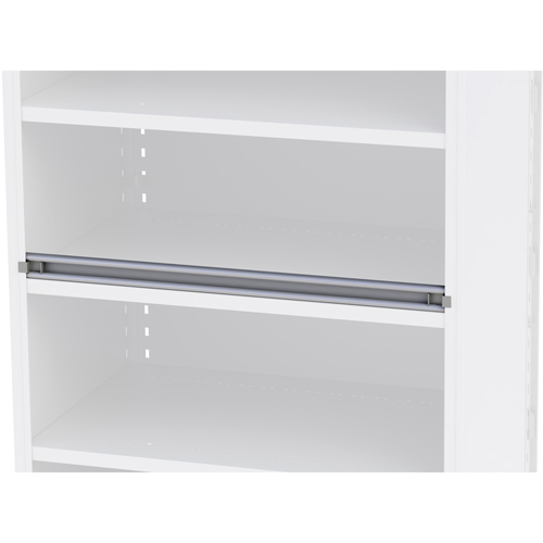 Plaque de base/façade pour rangement de bacs sur rayonnage enclenchable Interlok - Metalware 