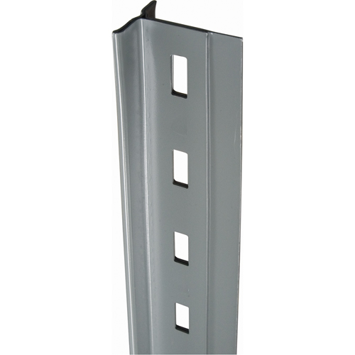 Montant en T pour rayonnage enclenchable Interlok, Acier, Hauteur 124" - Metalware P124L