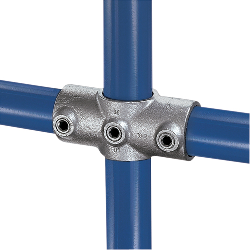 Pipe Fittings - Two Socket Cross, 1.315" - Kee Klamp 26-6