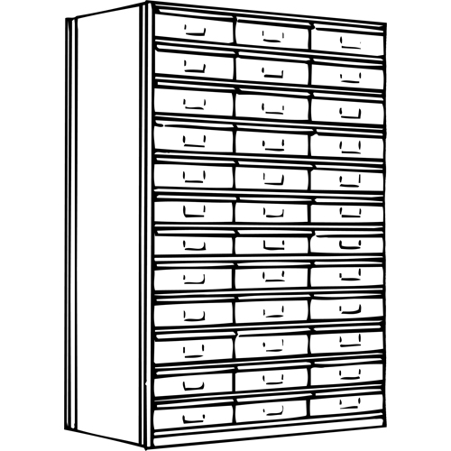 Interlok Shelving Unit, Steel, Boltless, Add-On, 36" W x 76" H x 18" D - Metalware 