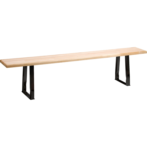 Locker Room Bench, Wood, 48" L x 9-1/2" W x 16-1/2" H - KLETON 