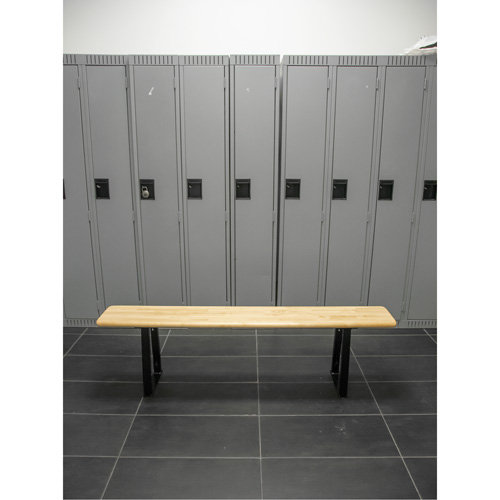 Locker Room Bench, Wood, 48" L x 9-1/2" W x 16-1/2" H - KLETON 