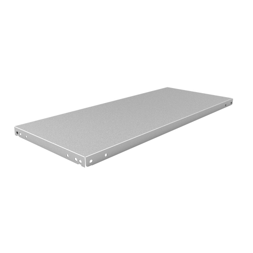 Slotted Angle Shelf, Galvanized Steel, 48" W x 15" D - Metalware GS1548