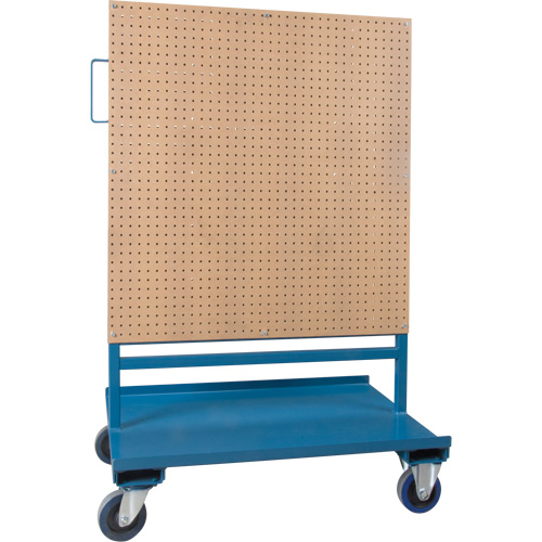 Support combin&eacute; bac/panneau perfor&eacute;, &agrave; deux c&ocirc;t&eacute;s, 38" la x 24-1/2" p x 55" h - KLETON 