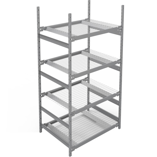 Wide Span Storage Shelving, Boltless, Starter, 42" W x 84" H x 32" D - Metalware 