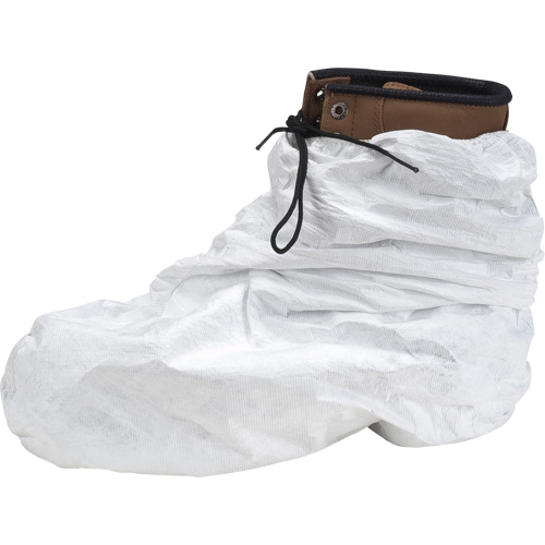 Couvre-chaussures Tyvek 400, Taille unique, Poly&eacute;thyl&egrave;ne, Blanc - Dupont Personal Protection TY454S