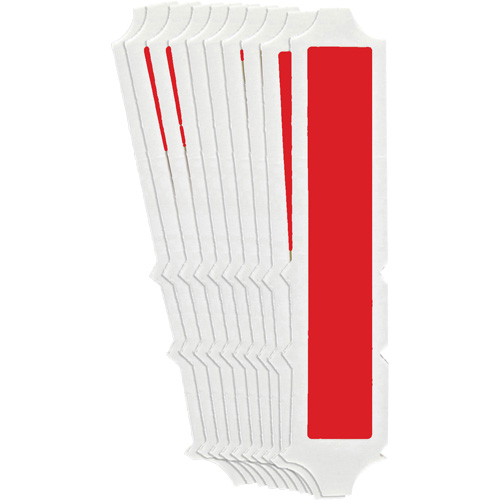 Quick-Align&reg;Individual Gothic Number and Letter Labels, I, 4" H, Red - Brady 5160P-I