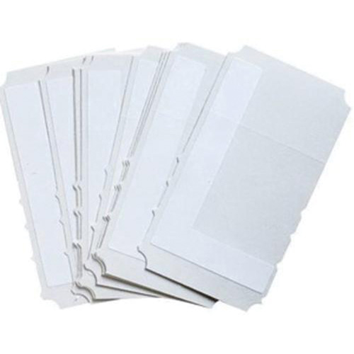 Quick-Align&reg;Individual Gothic Number and Letter Labels, L, 4" H, White - Brady 5170P-L