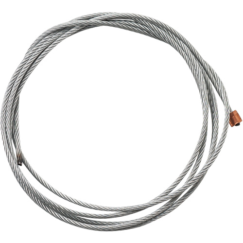 Galvanized Steel Cable, 8' Length - Brady 65319