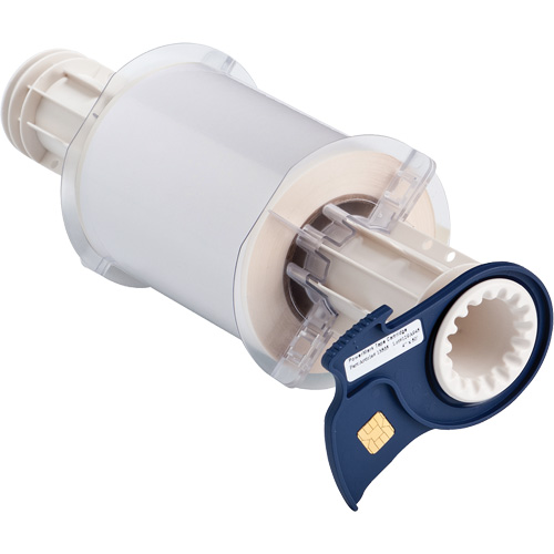 High-Performance Label Printer Tape, Polyester, Clear, 4" Width - Brady 13564