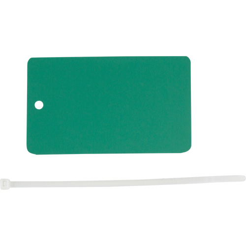 Blank Write-On Tag, Metal, 3" W x 5" H - Brady 56939-PK