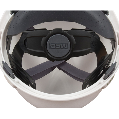 Casques de protection Topgard - Suspensions Fas-Trac, R&eacute;pond aux normes CSA type 1, Suspension Rochet, Non ventil&eacute; - MSA 475378