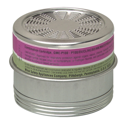 Cartouches pour respirateurs Comfo, Cartouche gaz/vapeur, Gaz multiples/Vapeur organique - MSA 815182