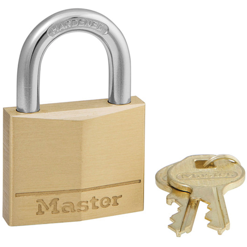 Cadenas, Cl&eacute;s diff&eacute;rentes, Laiton massif, Largeur de 1-9/16" - Master Lock 140D