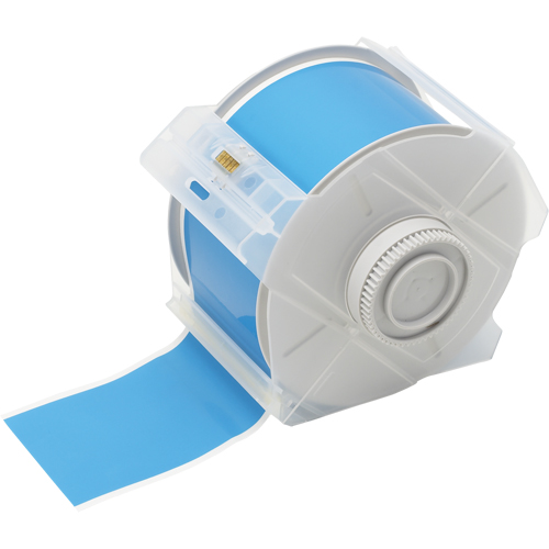 Printer Tape, Vinyl, Blue, 2.25" Width - Brady 76607