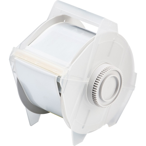 Label Printer Tape, Polyester, Silver, 2.25" Width - Brady 76721