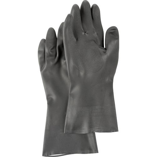 Chloroflex&reg; Gloves, Size Medium/8, 12" L, Neoprene, Flock-Lined Inner Lining, 24-mil - Showa 723M-08