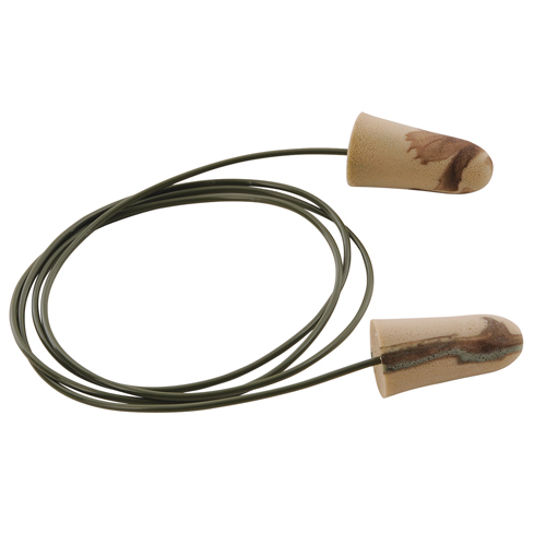 Camo Plugs&reg; Earplugs, Bulk - Polybag, Corded - Moldex 6609