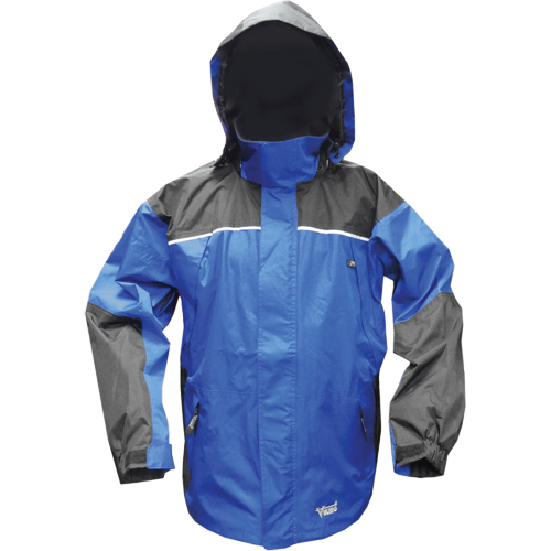 Tempest Classic Outerwear - Jacket, Polyester/PVC, Small, Blue/Charcoal - Viking 838CB-S