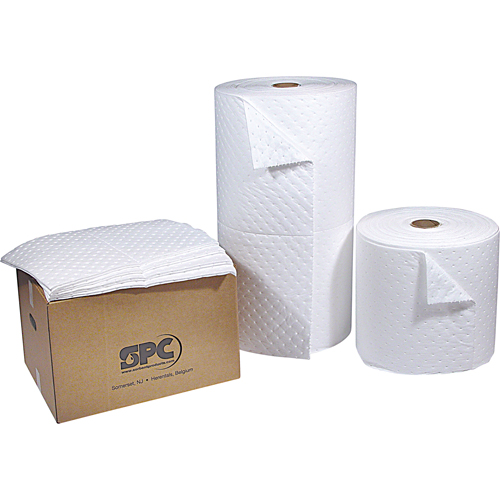 SXT Industrial Sorbents-PREMIUM Extra-Tough Pads & Rolls, Oil Only, 19" x 15", 17 gal. Absorbancy - SPC SXT300