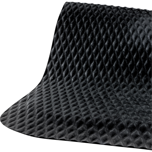 Tapis Hog Heaven, Losange, 3' x 12' x 5/8", Noir, Nitrile - M+A Matting 4210312100