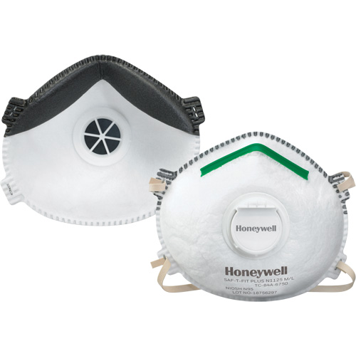 Saf-T-Fit&reg; Plus N1125 Particulate Respirators, N95, NIOSH Certified, X-Large - PIP Global Safety 14110395