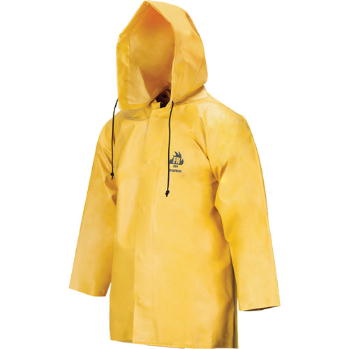 Neo-Slick Chemical & Acid Resistant Rain Jacket, 3X-Large, Yellow, Neoprene - WASIP LTD. R882Y70