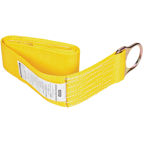 Anchorage Connector Straps, D-Ring, Temporary Use - MSA 505282