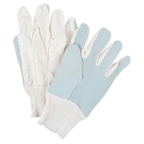 Premium Work Gloves, Large, Split Cowhide Palm - Zenith Safety Products 