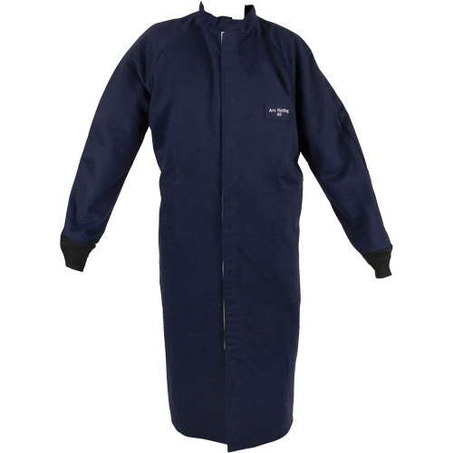 Manteau long contre les coups darc, Petit, Bleu marin, 40 cal/cm² - Encon CL040C0201